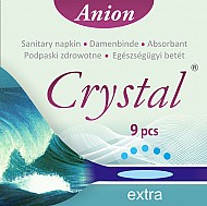 Absorbante Crystal anionice extra 9 bucati